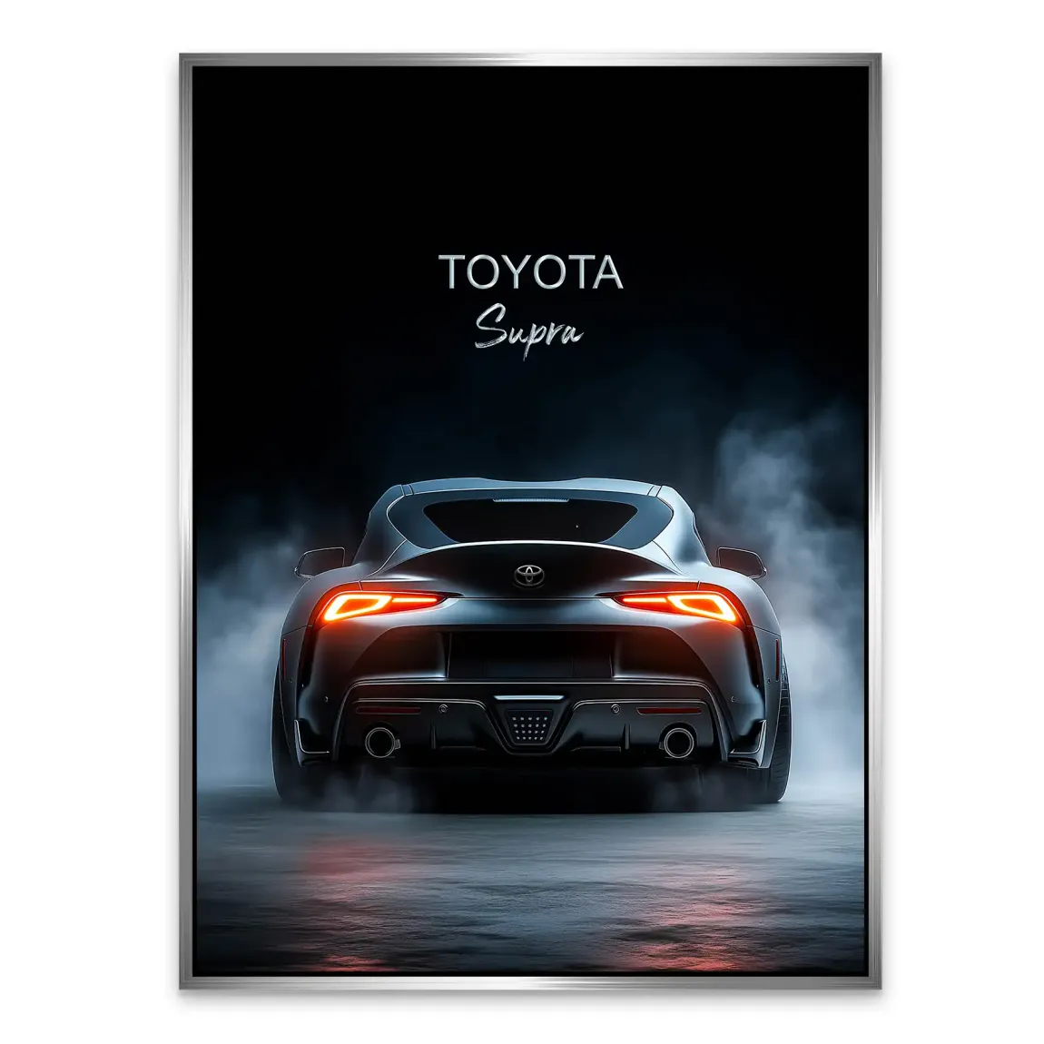 Toyota Supra Art Alu Dibond Bild