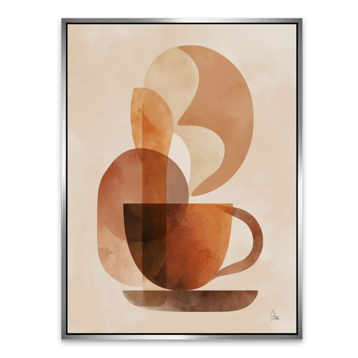 Warm Aroma Alu Dibond Bild