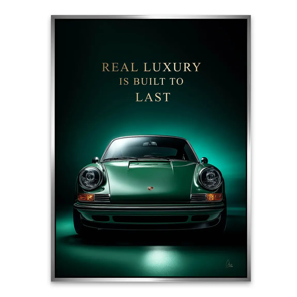 Heritage 911 Porsche Alu Dibond Bild