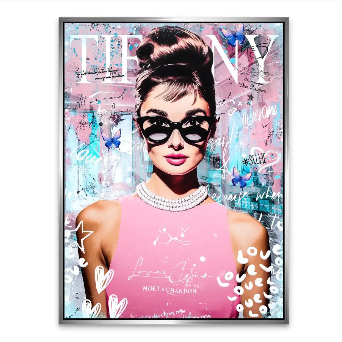 Audrey Tiffany Nr.5 Alu Dibond Bild INGALERIE