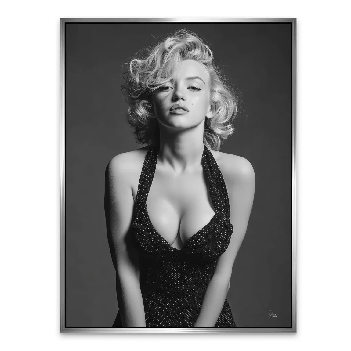 Marilyn Monroe Charm Alu Dibond Bild