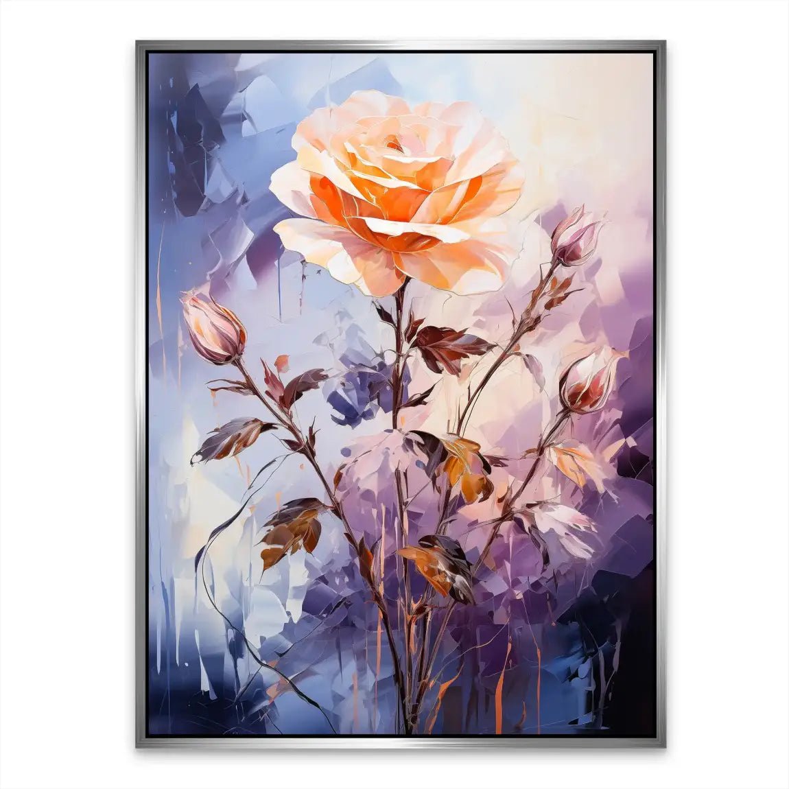 Flower Abstrakt Nr.23 Alu Dibond Bild INGALERIE