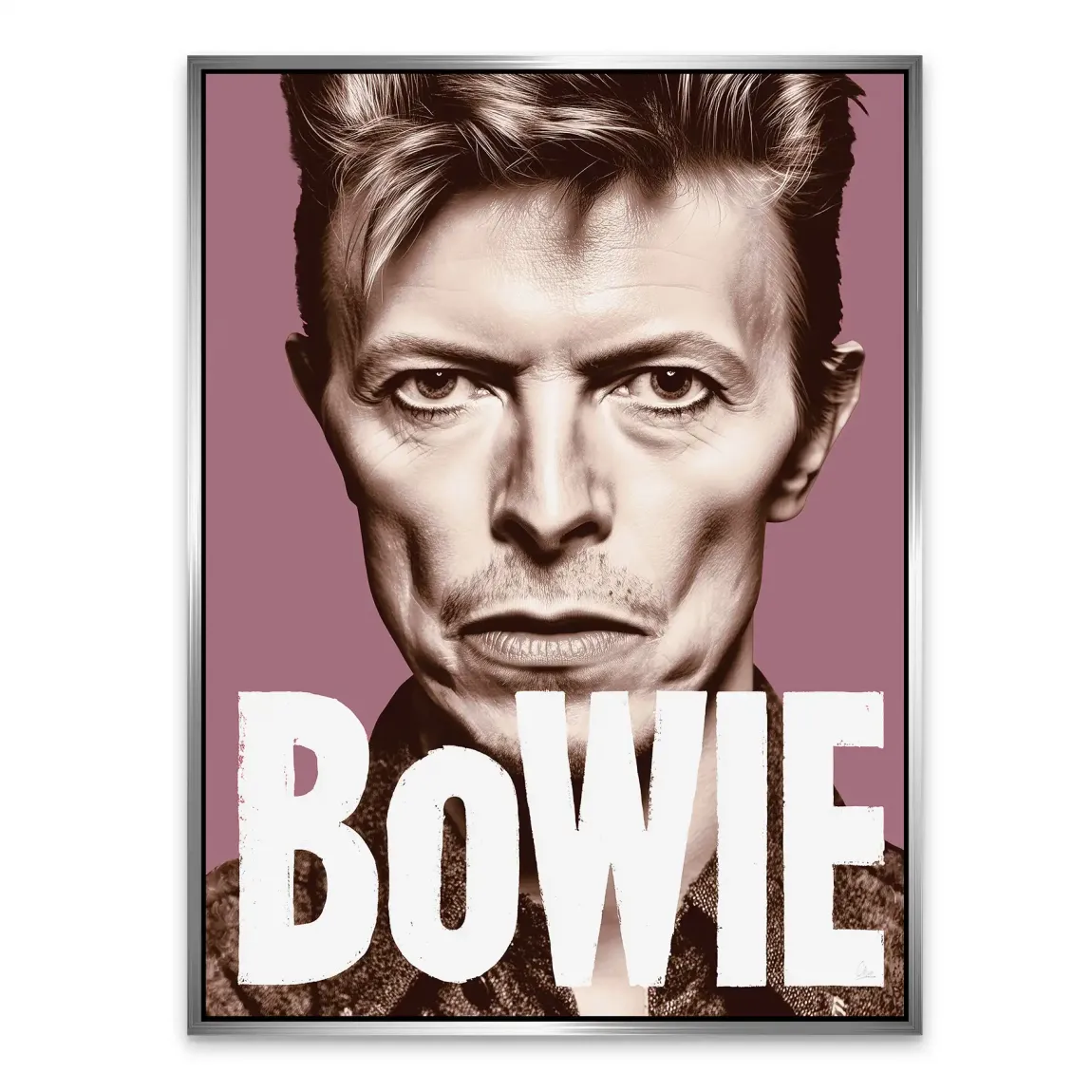 Starman Portrait Bowie Alu Dibond Bild