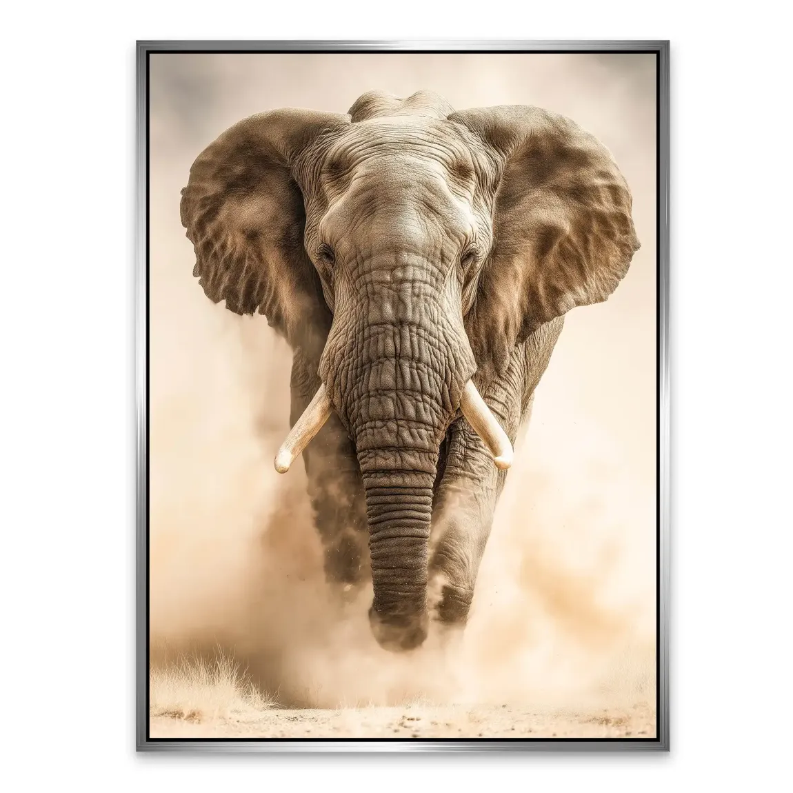 Emperor of the Savannah Alu Dibond Bild INGALERIE