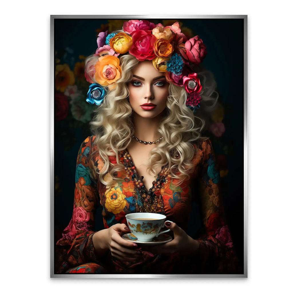 Beauty Bohemian Flower AluDibond Bild INGALERIE