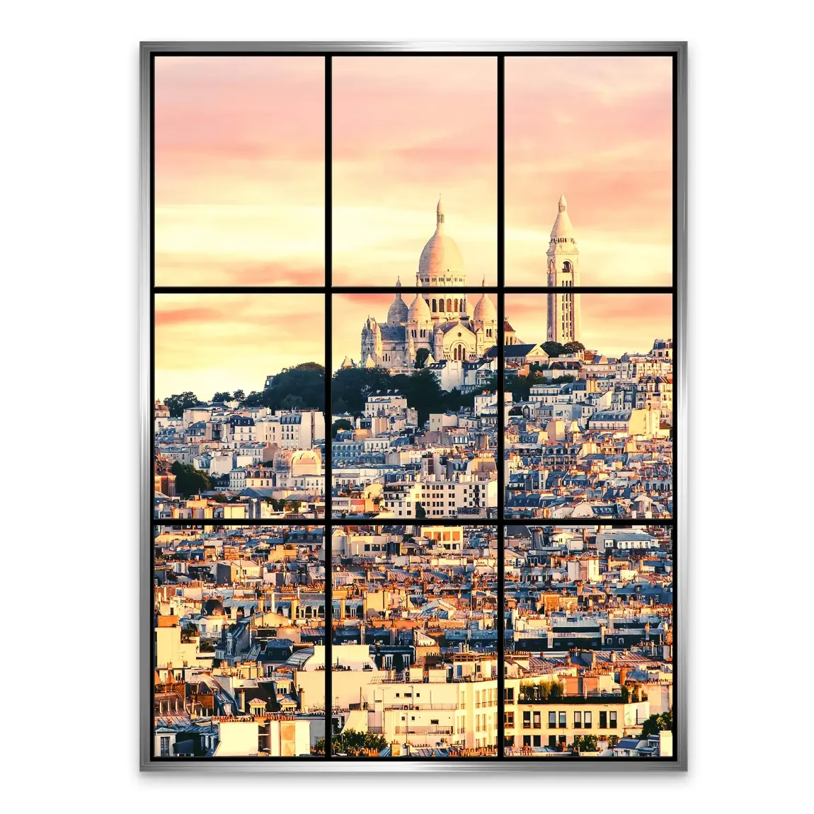 Sunrise Montmartre Paris Alu Dibond Bild