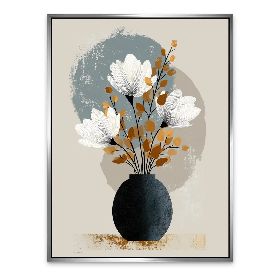 Pure Natur Abstrakt Alu Dibond Bild