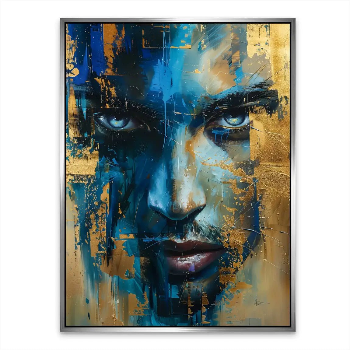 Abstrakt Man Nr.3 Alu Dibond Bild INGALERIE