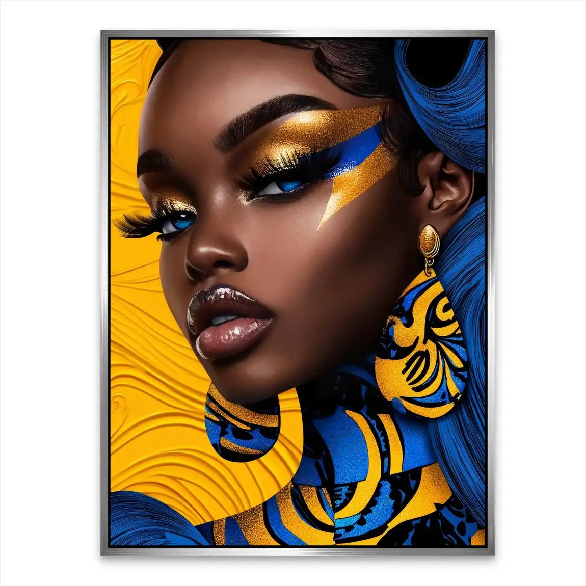 Black Girl Nr.10 Alu Dibond Bild INGALERIE
