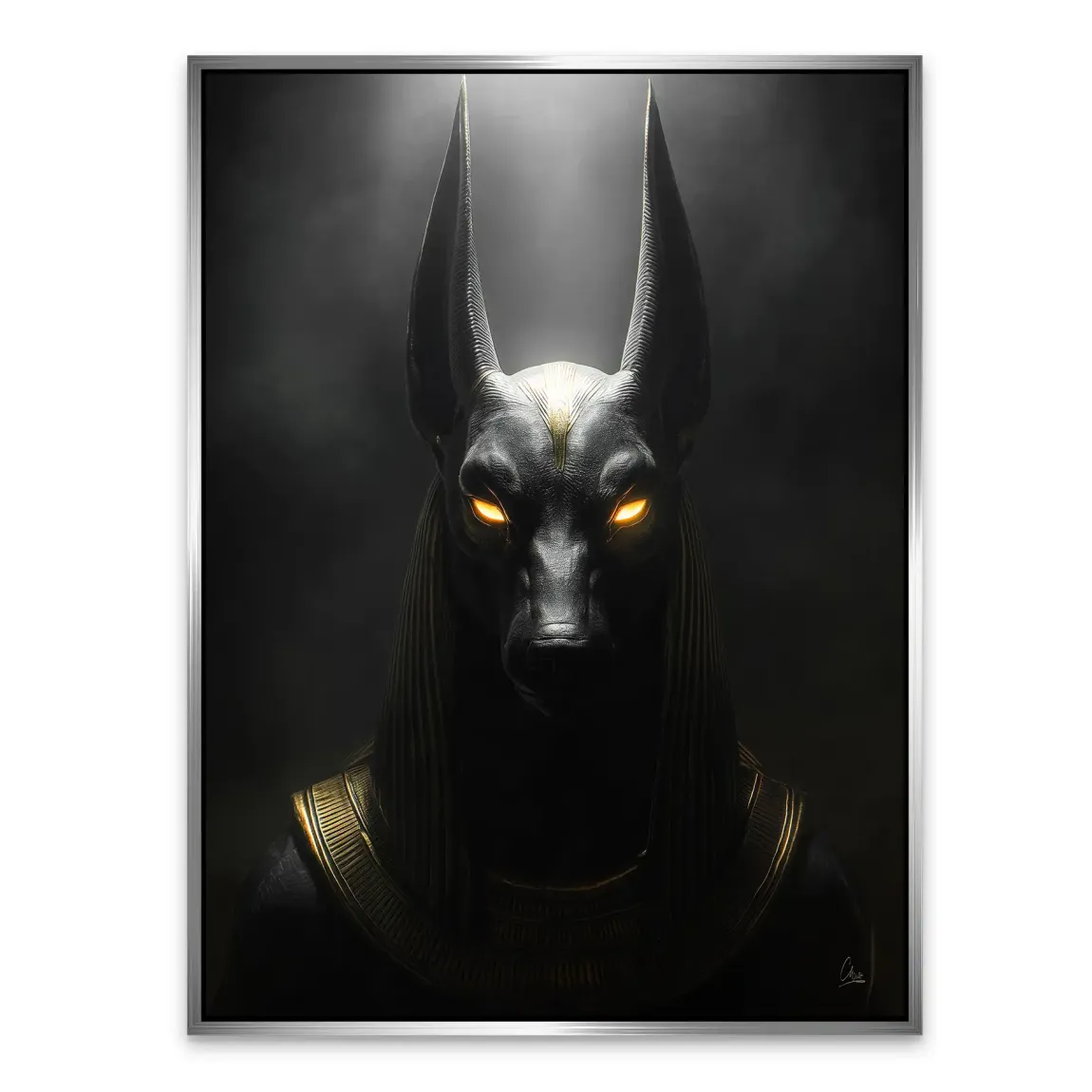 Dark Anubis Alu Dibond Bild
