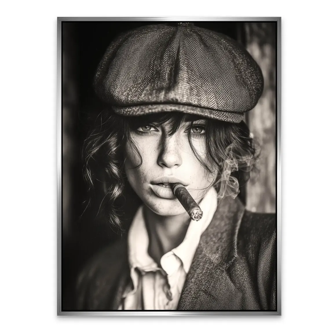 Beauty of Smoke and Silence Alu Dibond Bild INGALERIE
