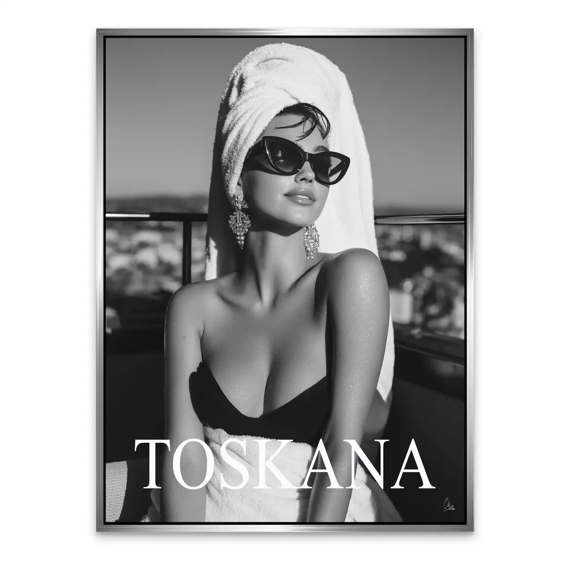 Toskana Glam Alu Dibond Bild