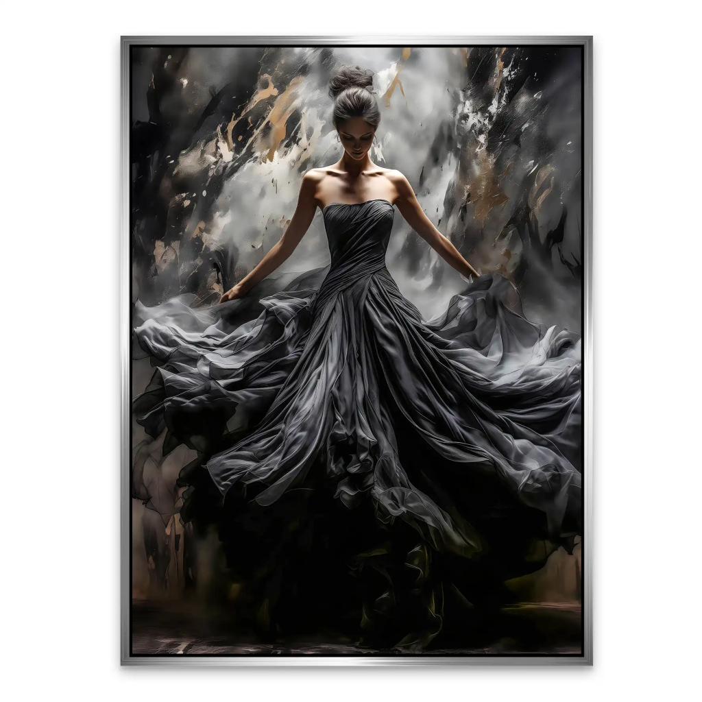 Ballerina Abstrakt AluDibond Bild INGALERIE