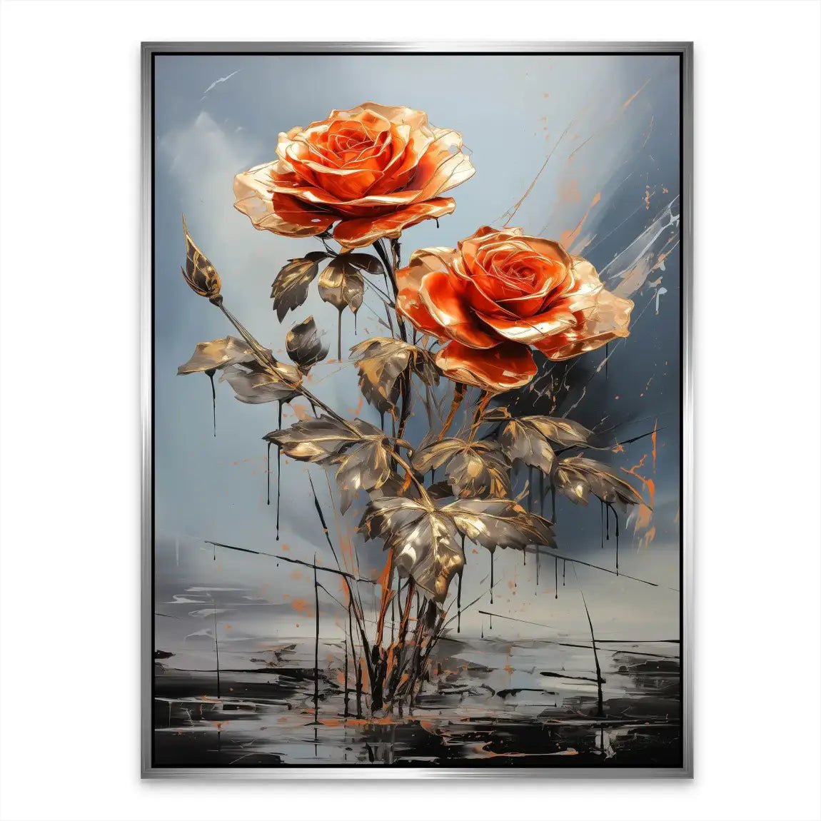 Flower Abstrakt Nr.21 Alu Dibond Bild INGALERIE