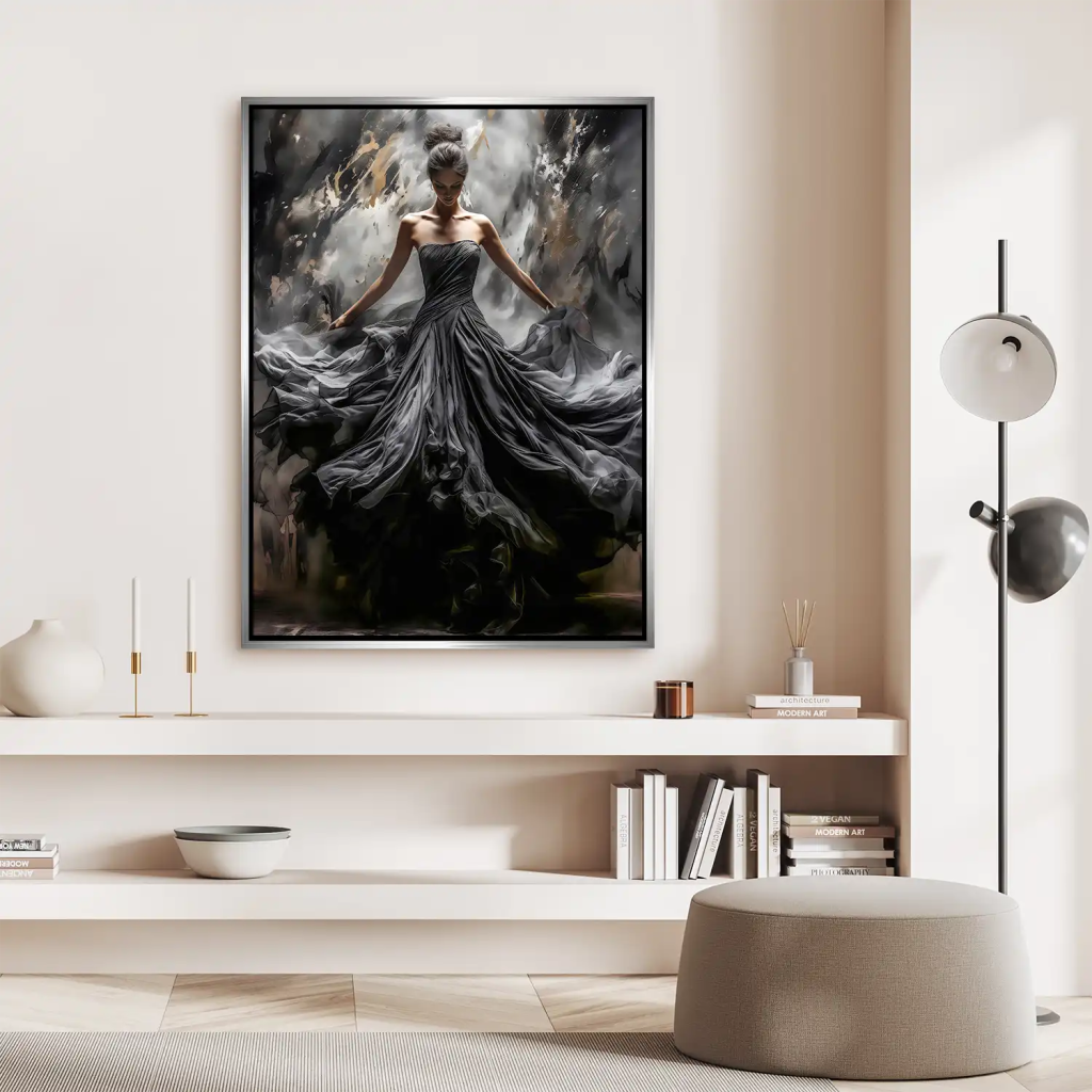 Ballerina Abstrakt AluDibond Bild INGALERIE