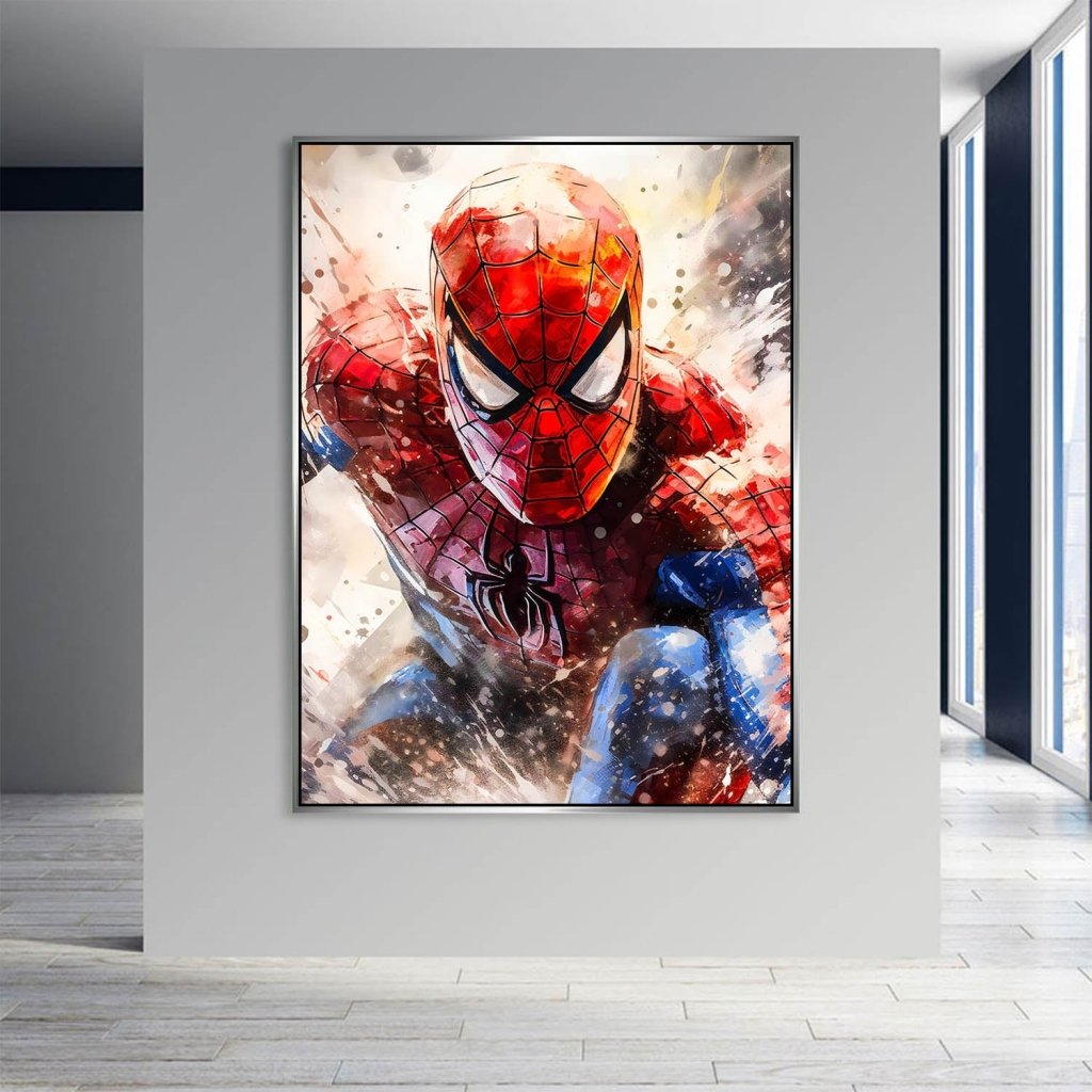 Pop Art Aludibond Bild Spiderman Abstrakt INGALERIE