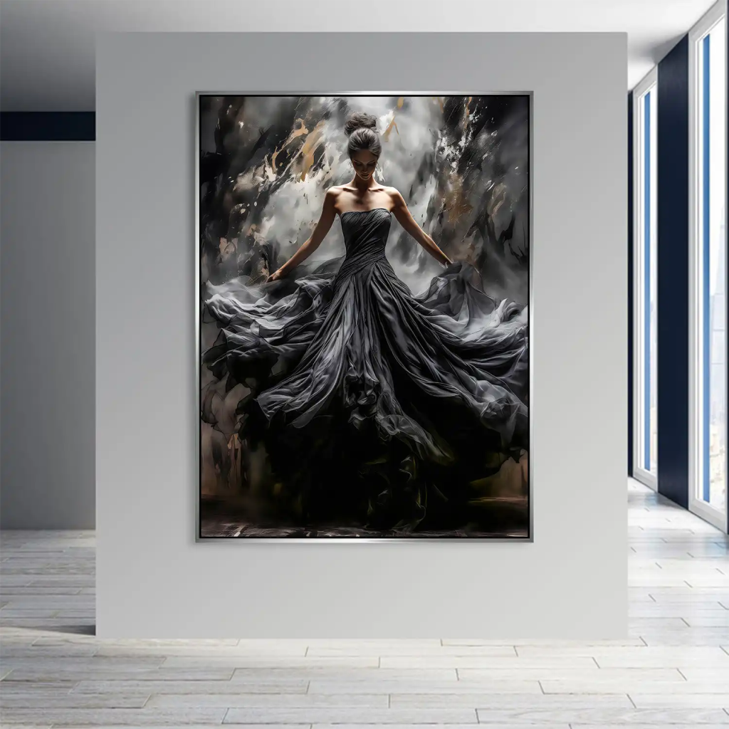 Ballerina Abstrakt AluDibond Bild INGALERIE