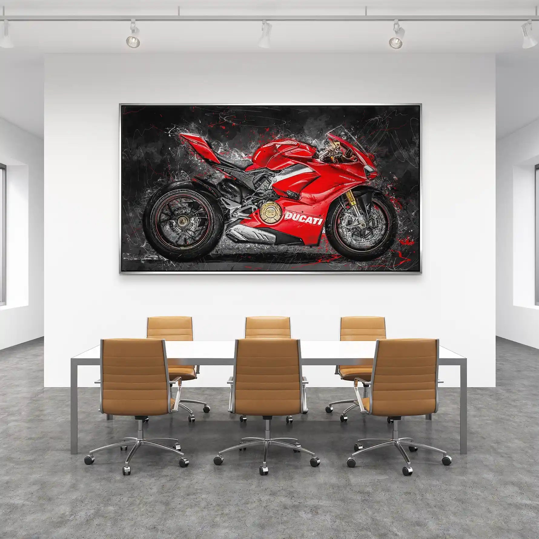 Ducati Panigale Abstrakt Alu Gebürstet INGALERIE