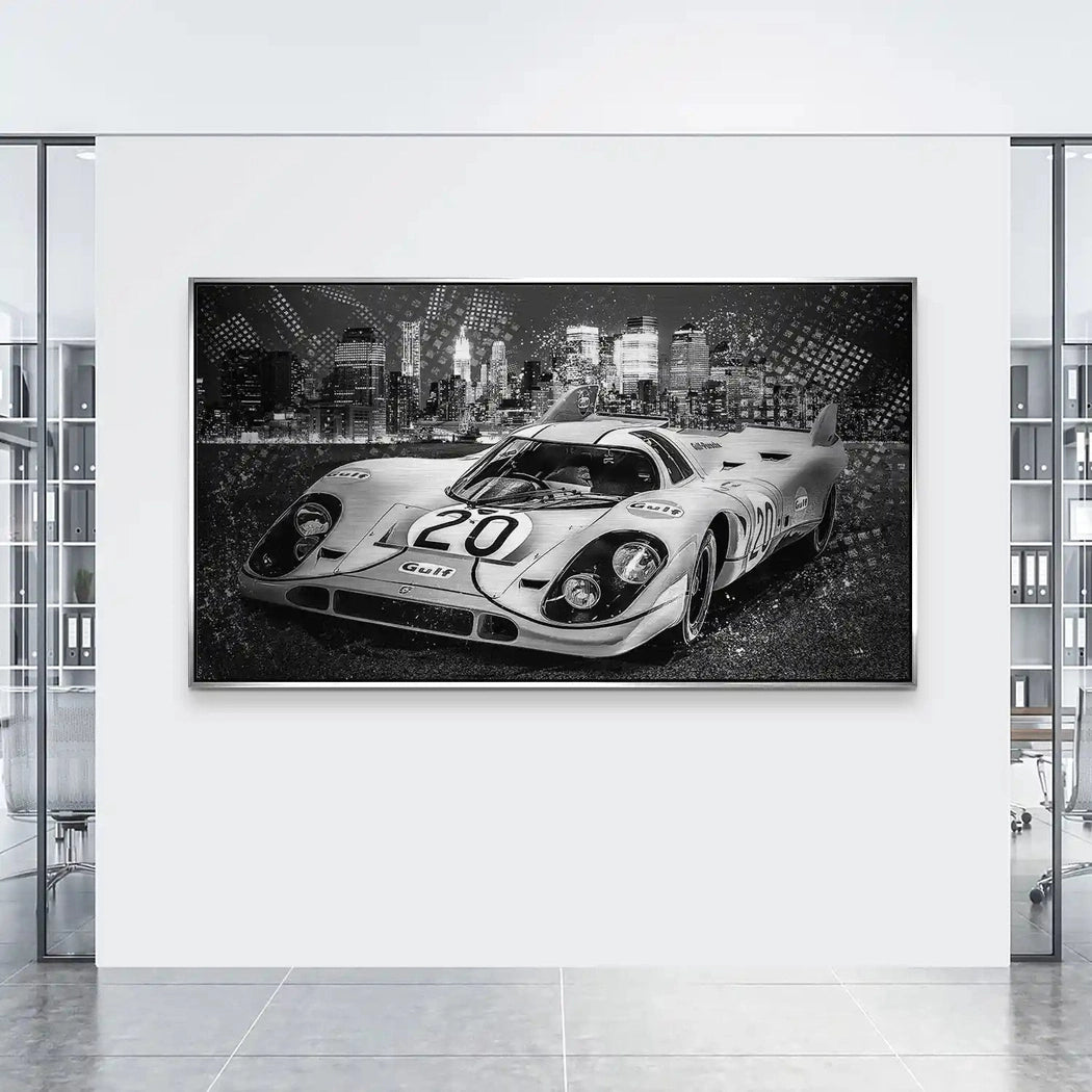 Porsche 917 Black Style Alu Gebürstet INGALERIE