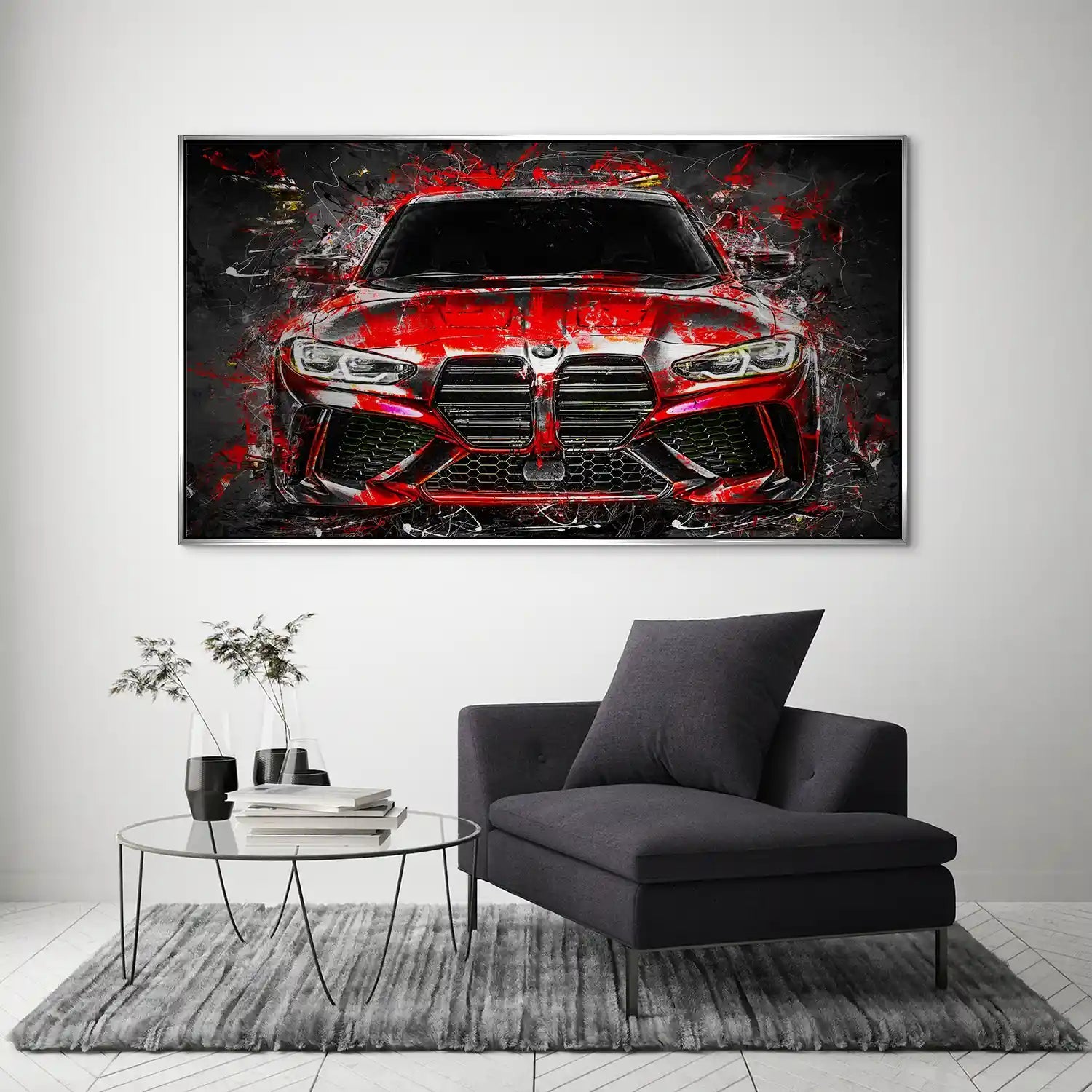 BMW M4 Abstrakt Style Alu Gebürstet INGALERIE