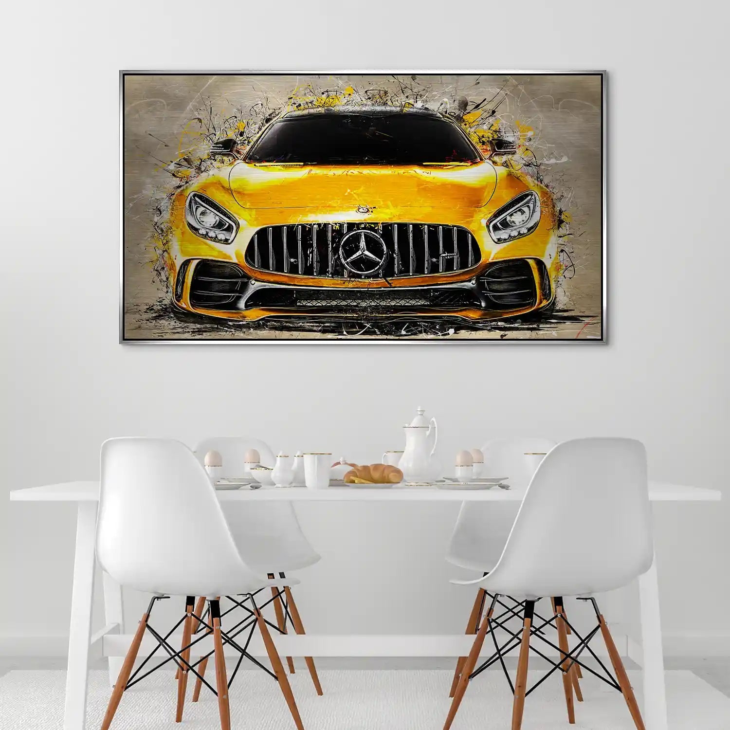 Mercedes AMG GT Retro Style Alu Gebürstet INGALERIE