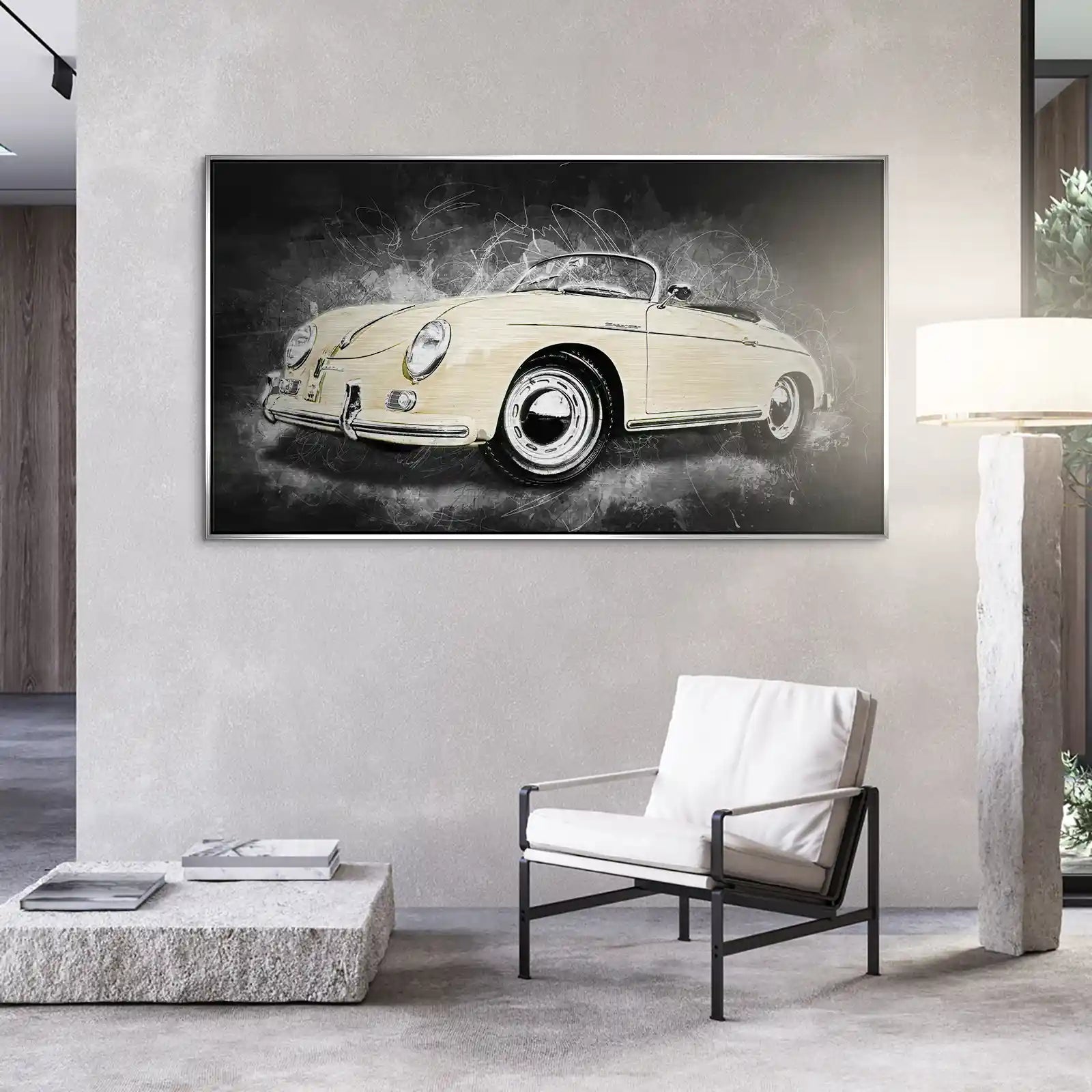 Ivory Elegance – Porsche Speedster 365 Alu gebürstet Bild INGALERIE