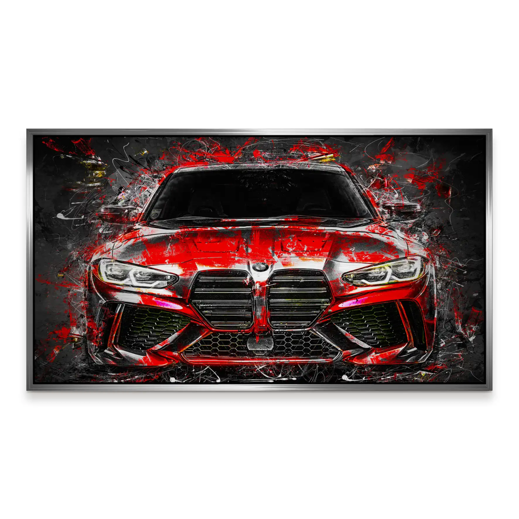 BMW M4 Abstrakt Style Alu Gebürstet INGALERIE