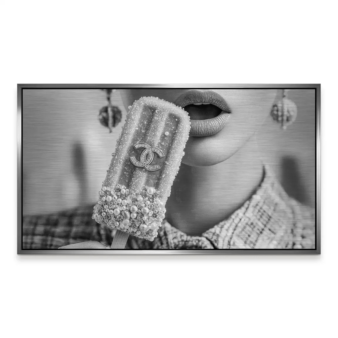 Coco Ice Art Black Edition Alu Gebürstet