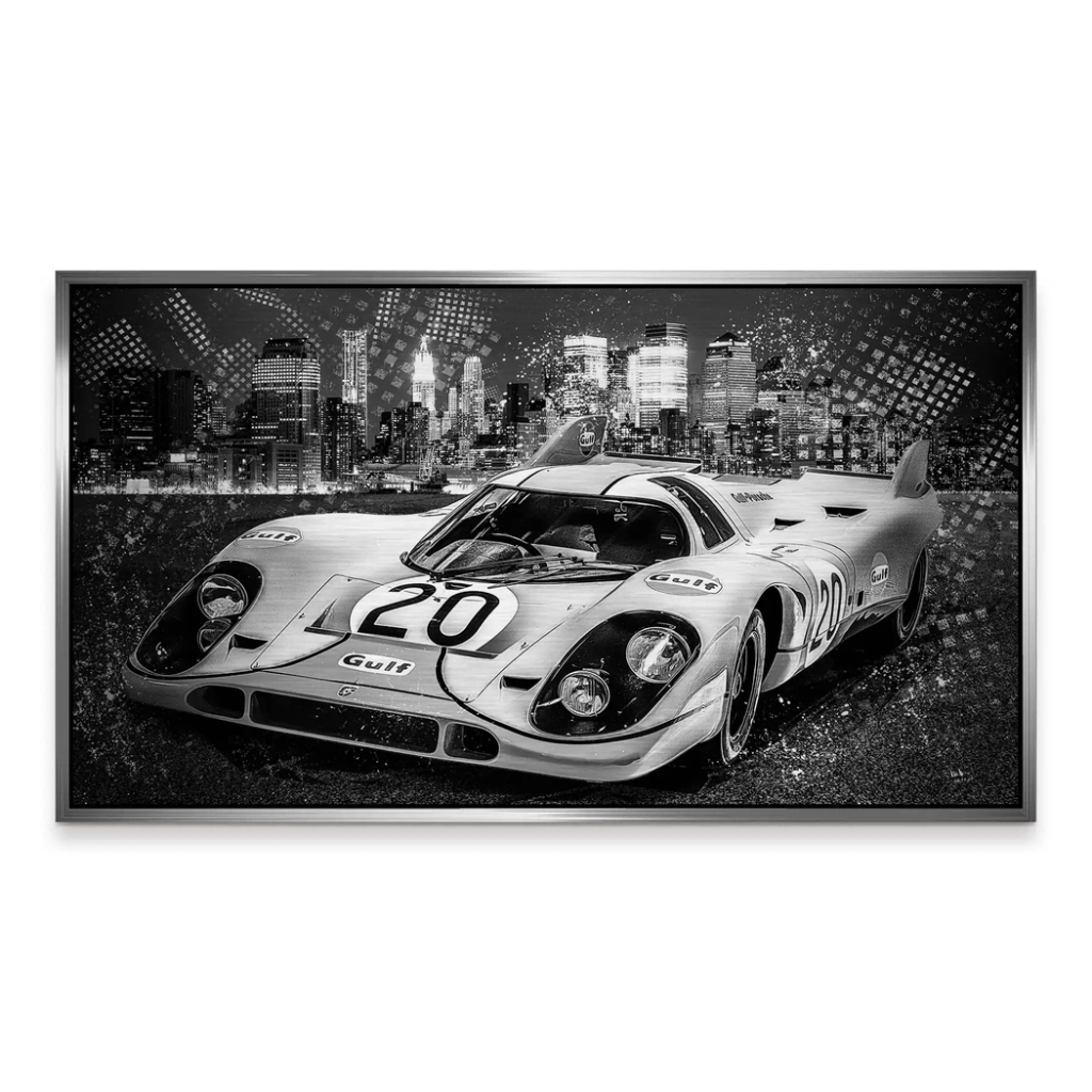 Porsche 917 Black Style Alu Gebürstet INGALERIE