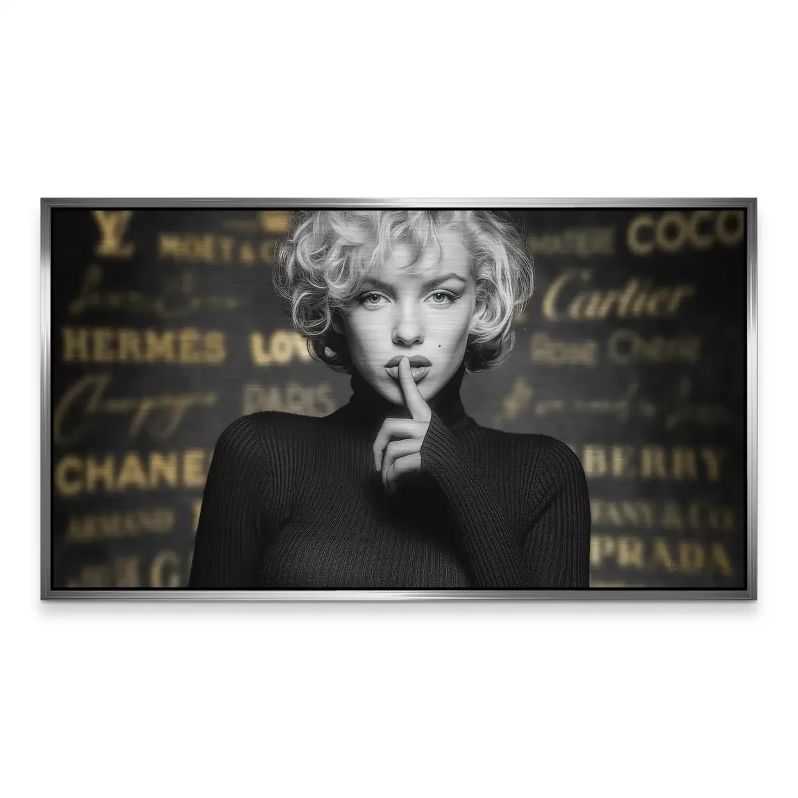 Marilyn Monroe Secret Glamour Alu Gebürstet