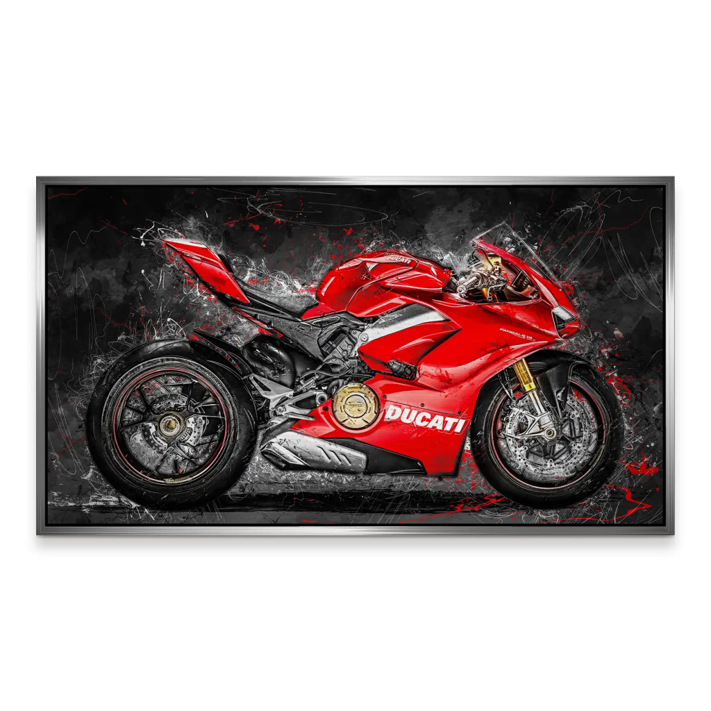 Ducati Panigale Abstrakt Alu Gebürstet INGALERIE