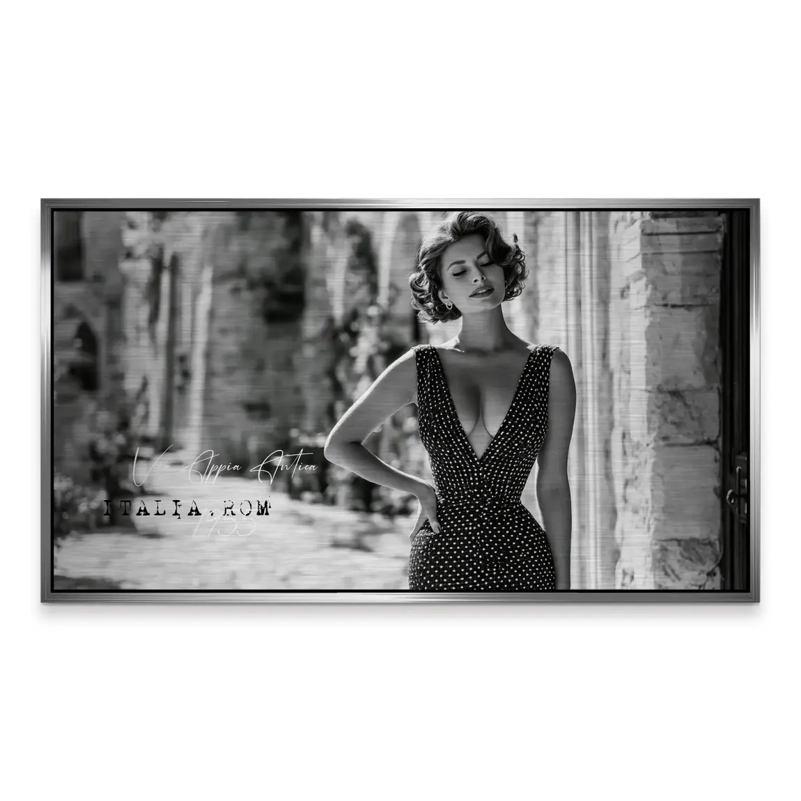 Sophia Loren Diva Aluminiumbild gebürstet