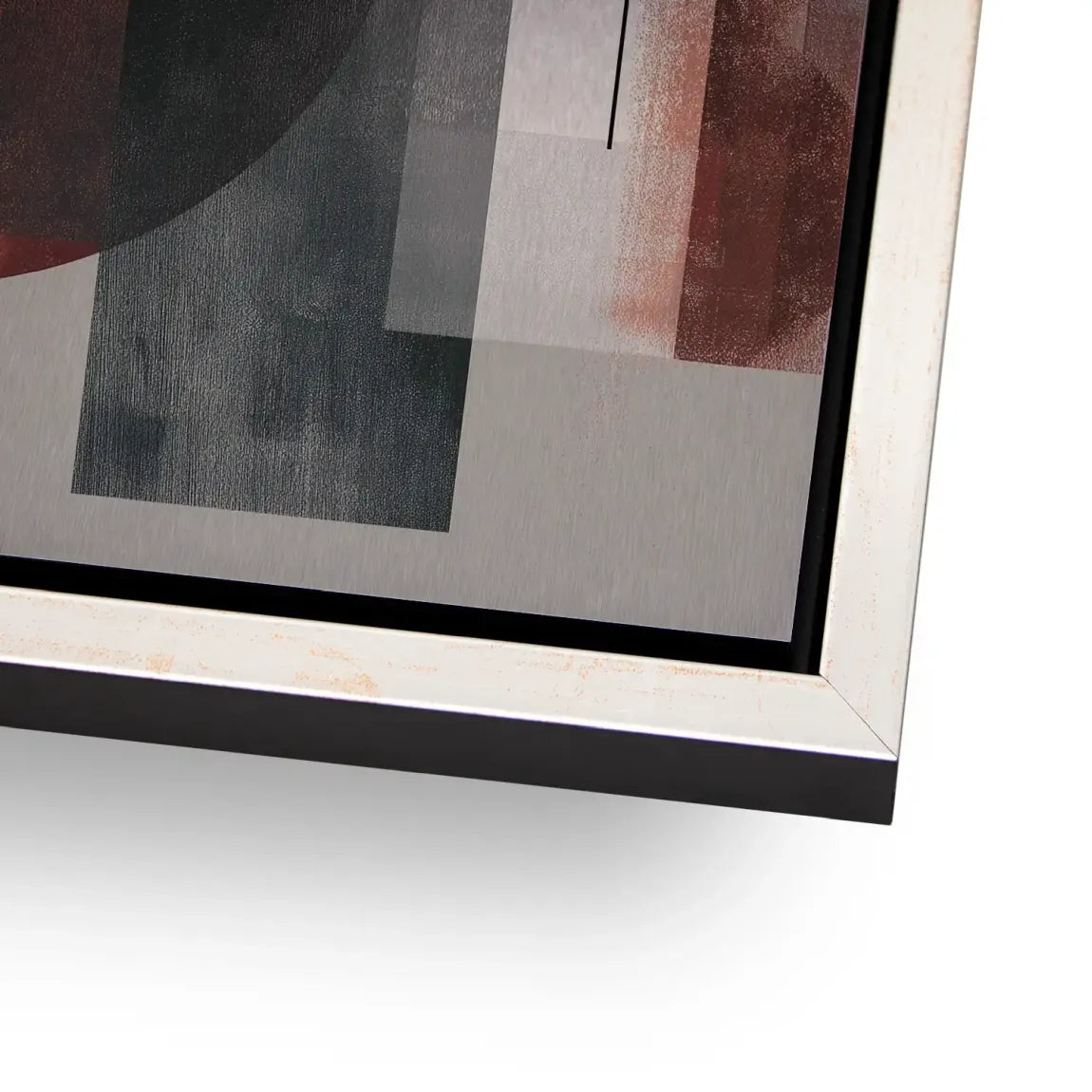 Abstrakte Geometrie Alu Gebürstet