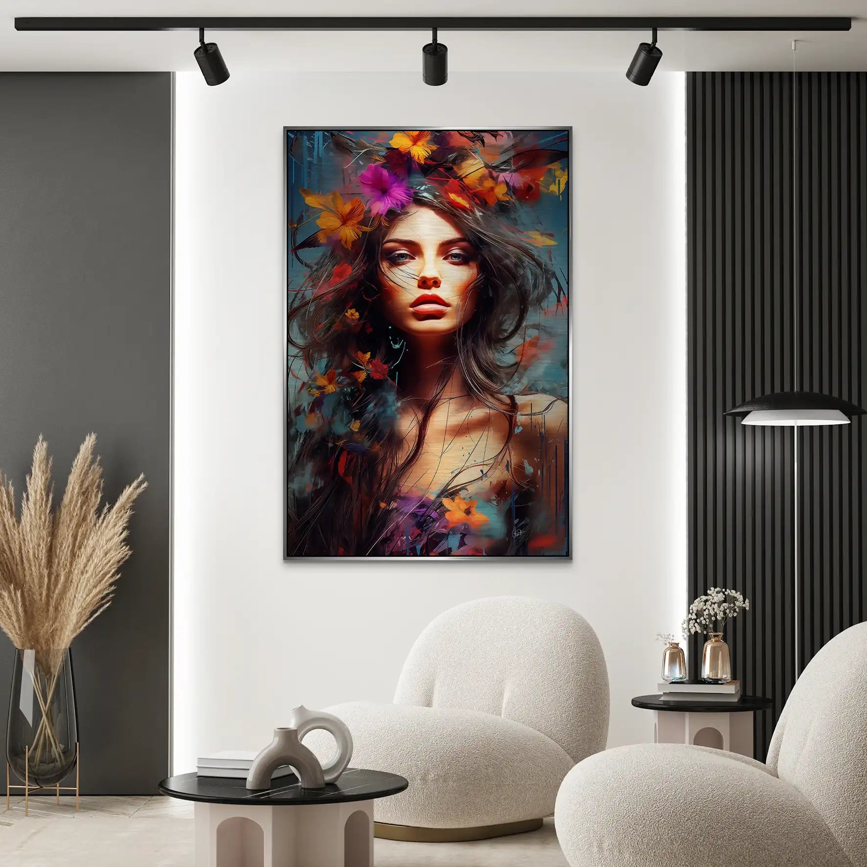 Beauty Art Abstrakt Alu Gebürstet Bild INGALERIE