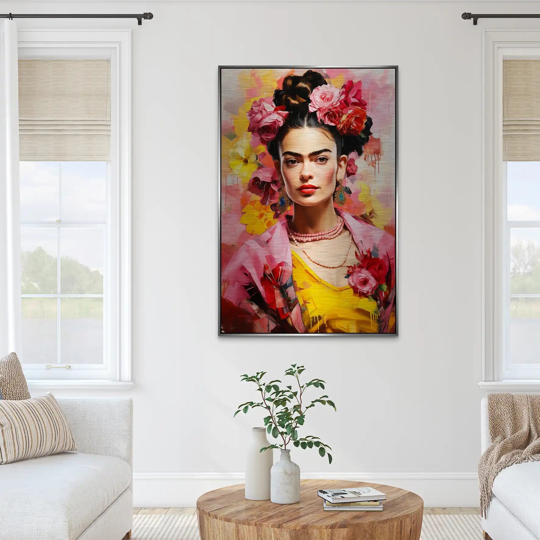 Beauty Frida Alu Gebürstet Bild INGALERIE