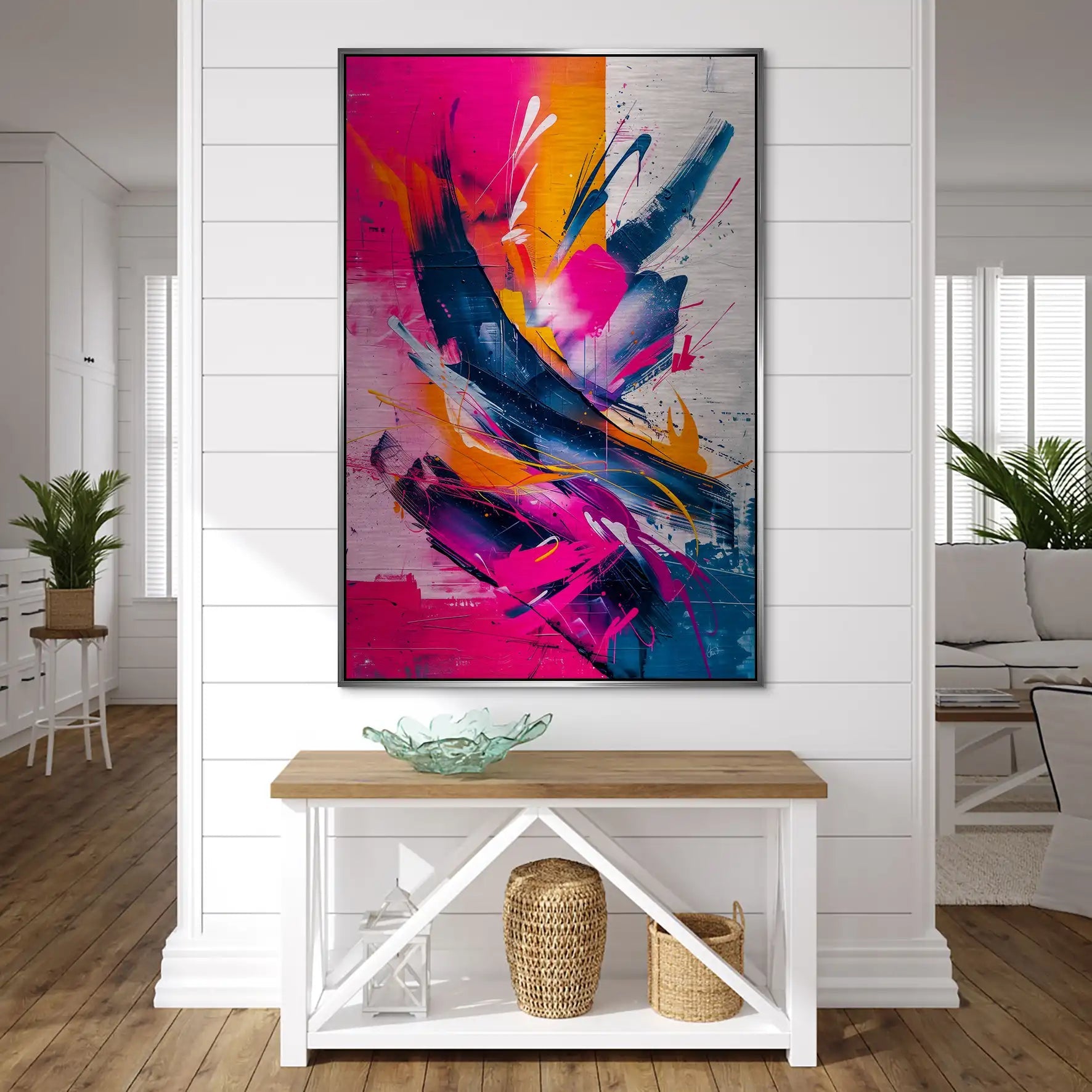 Abstrakt Nr.23 Alu Gebürstet Bild INGALERIE