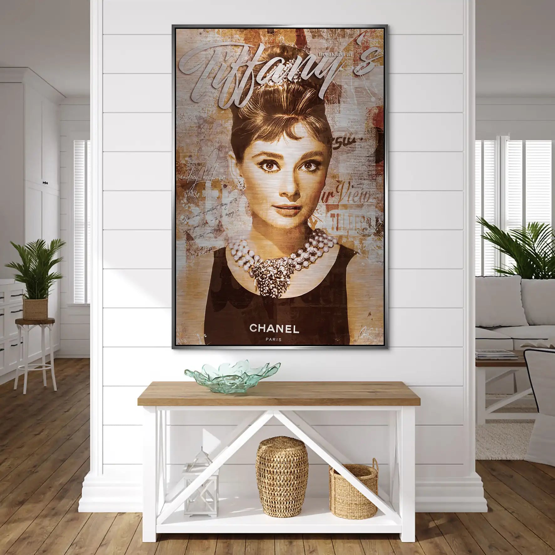 Audrey Tiffany Retro Art AluDibond Gebürstet INGALERIE