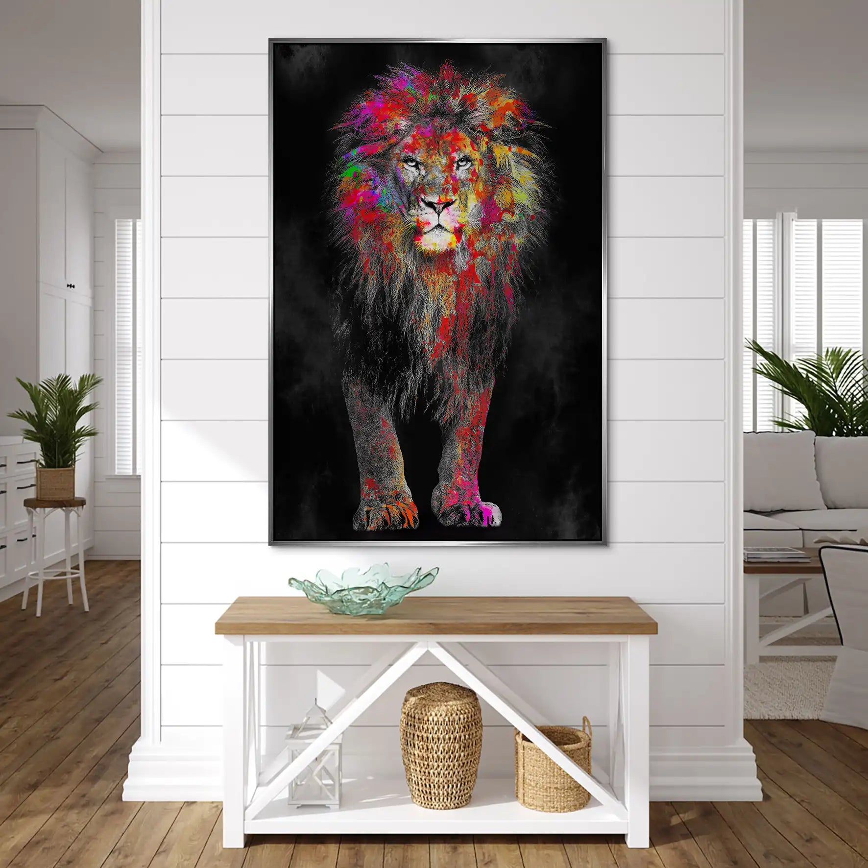 Lion Color Style AluDibond Gebürstet INGALERIE