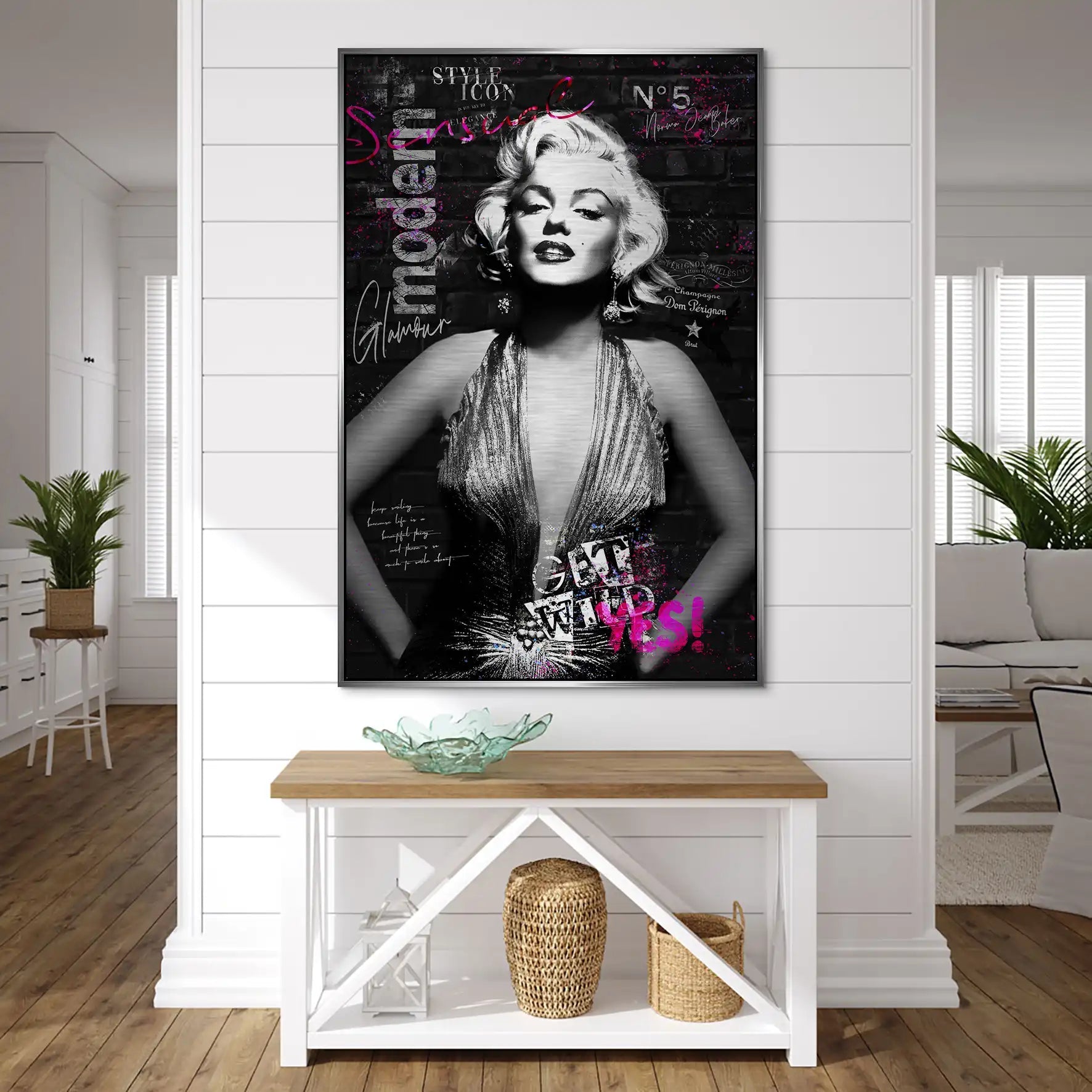 Marilyn Get Wild AluDibond Gebürstet INGALERIE