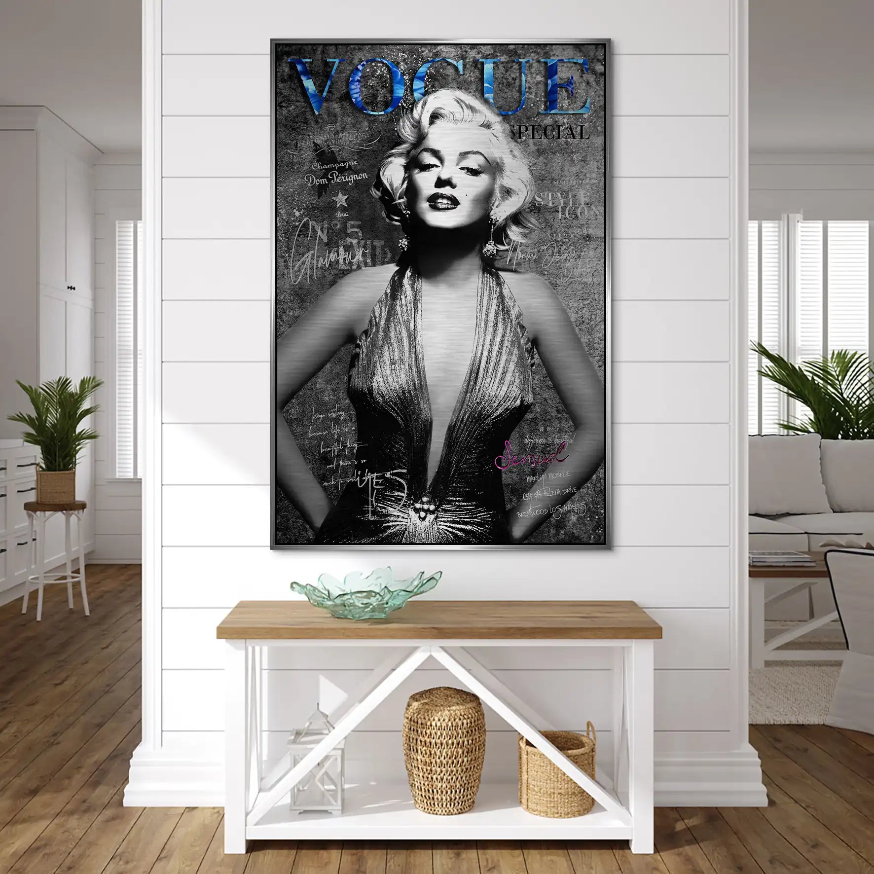 Marilyn Vogue AluDibond Gebürstet INGALERIE