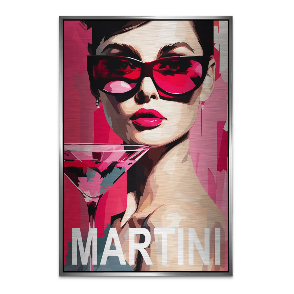 Audrey Martini Alu Gebürstet Bild INGALERIE