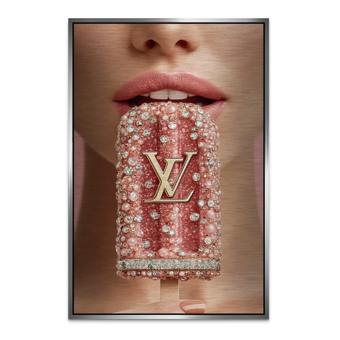 Diamonds and Desire Alu Dibond Bild gebürstet