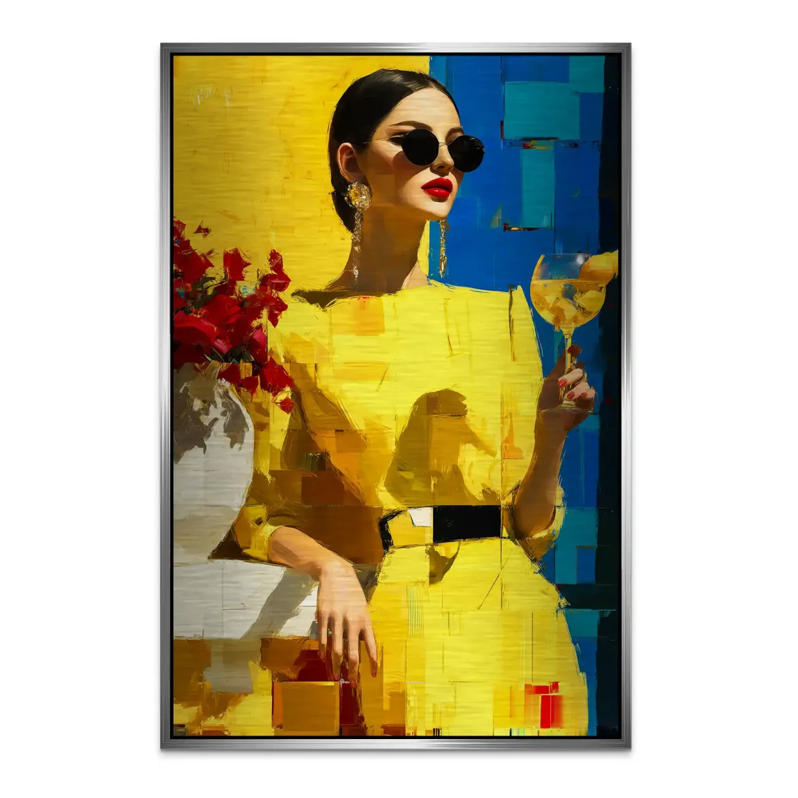 Riviera Elegance Alu Dibond Bild gebürstet INGALERIE