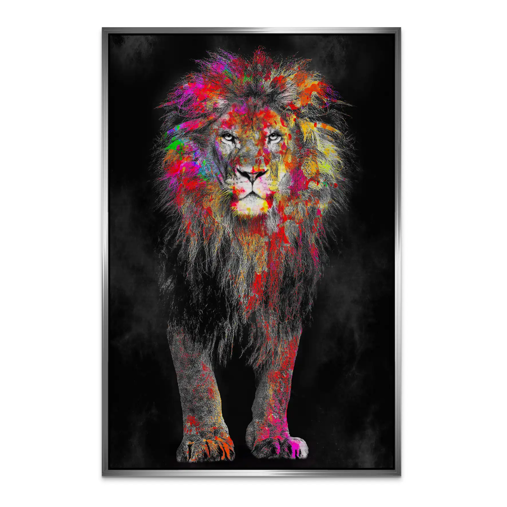Lion Color Style AluDibond Gebürstet INGALERIE