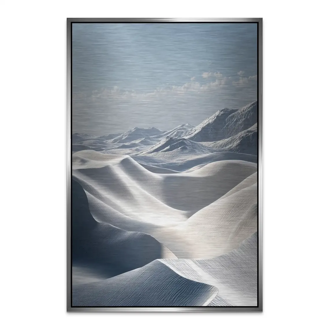 Ewige Wüste Alu Dibond Bild gebürstet