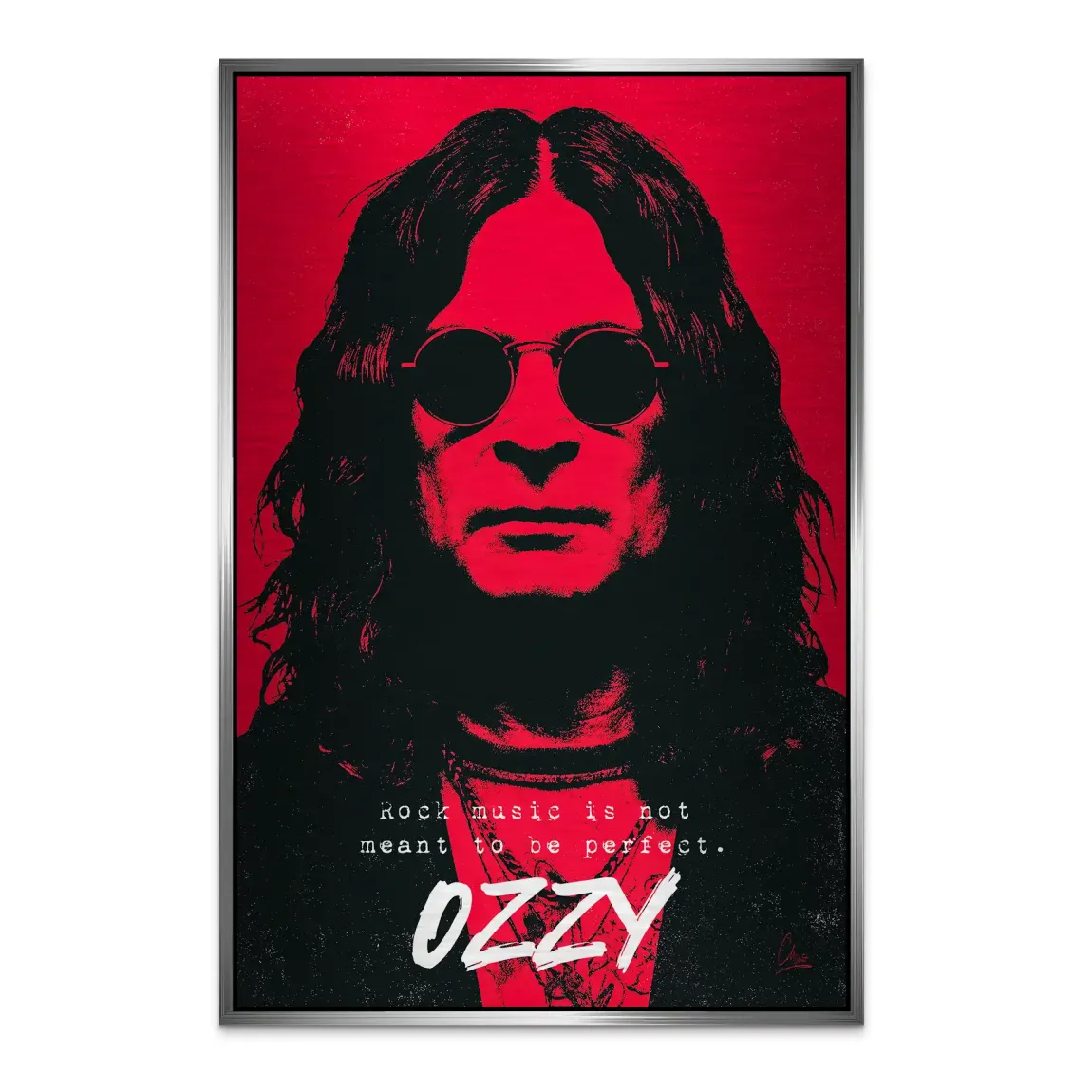 Ozzy Rock Spirit Alu Dibond Bild gebürstet
