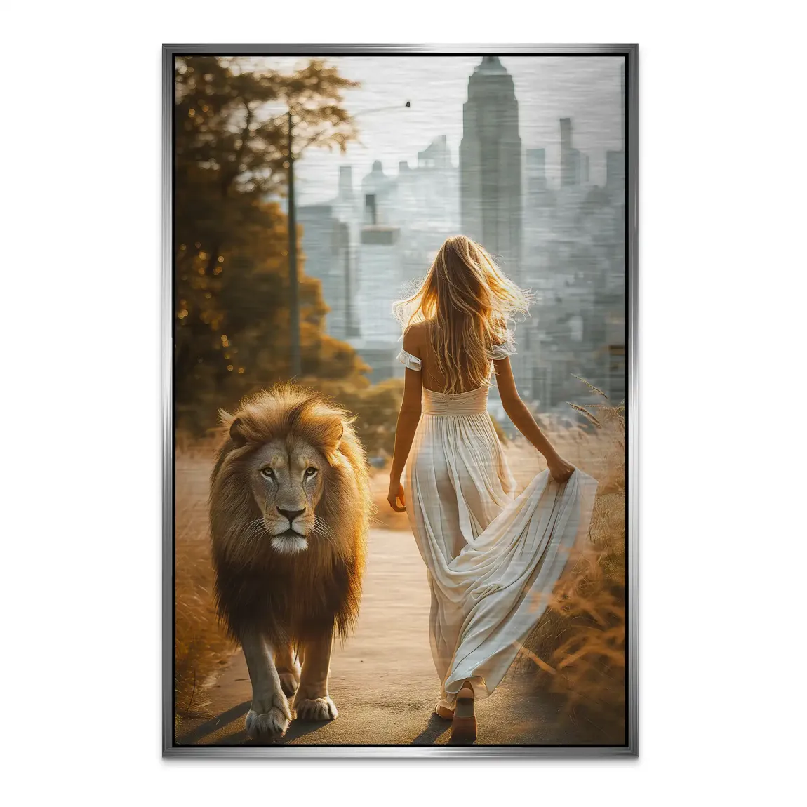 Walk of Courage Alu Dibond Bild gebürstet