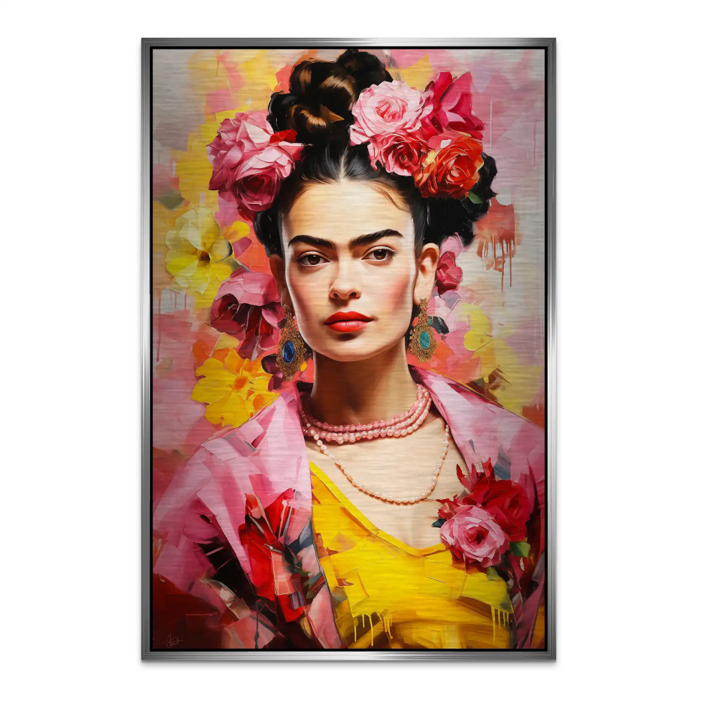 Beauty Frida Alu Gebürstet Bild INGALERIE