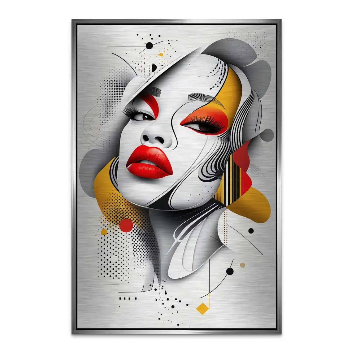 Femme Fatale Modern Art AluDibond Gebürstet INGALERIE