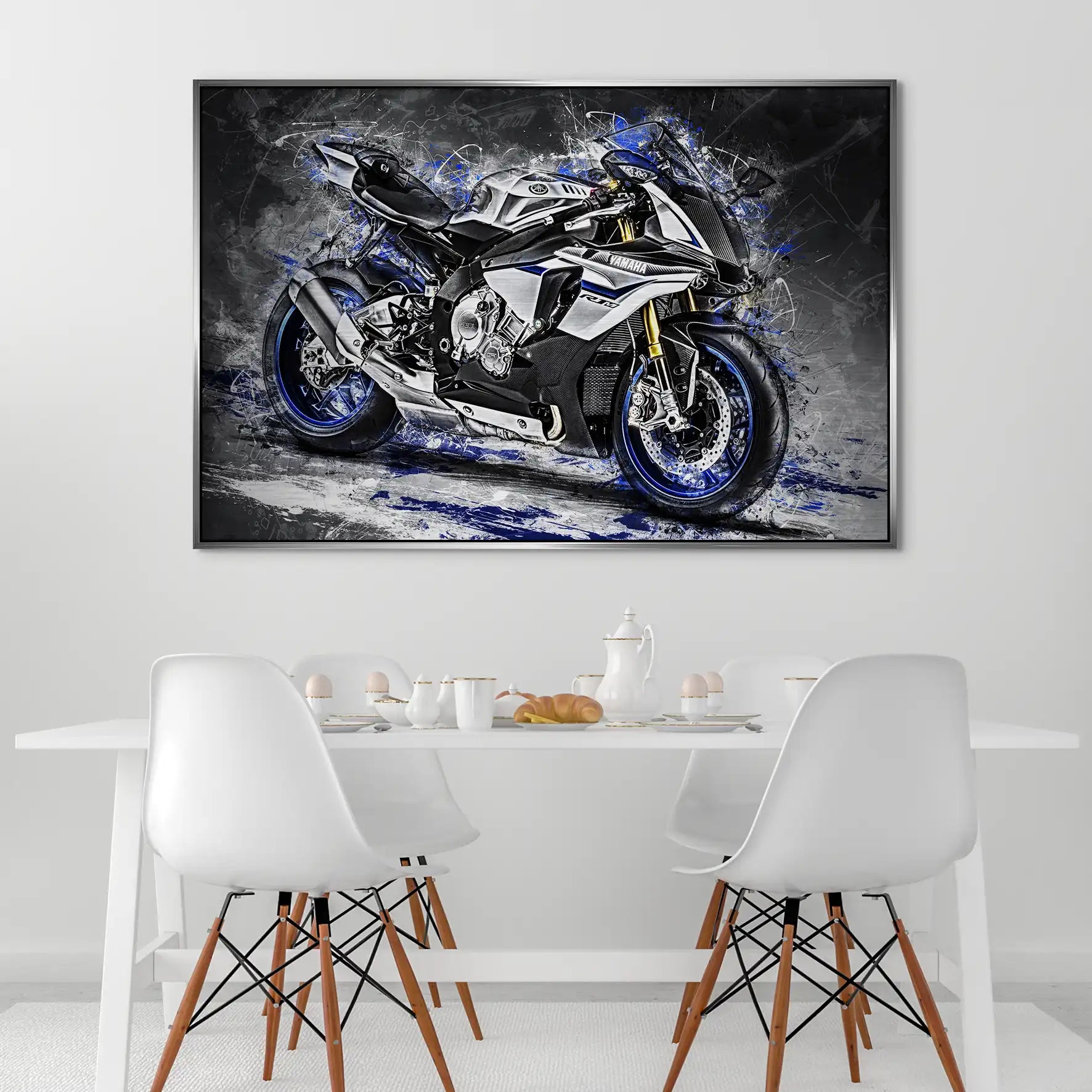 Yamaha R1M Abstrakt AluDibond Gebürstet INGALERIE